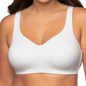 Vanity Fair Beyond Comfort Simple Sizing Wireless Bra 2XL White NWT